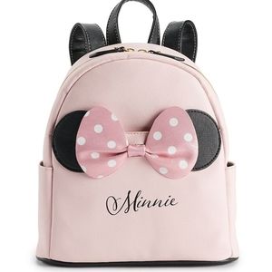 NWT Dani Minnie Mouse Pink Mini Backpack